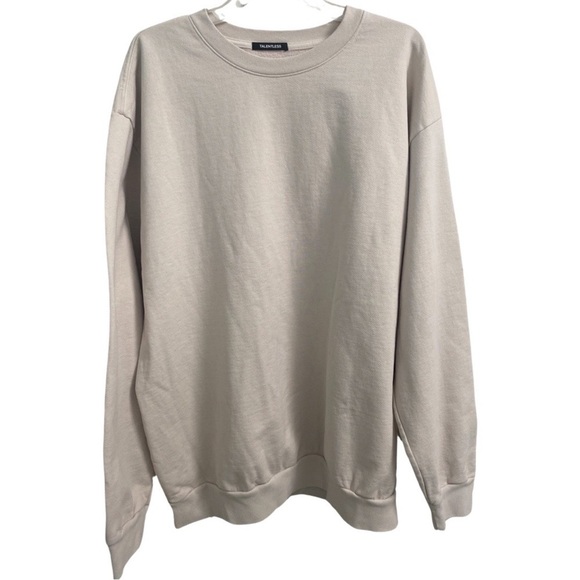 Talentless Men’s HEAVYWEIGHT CREWNECK Sweatshirt in Bone White Size XXL NWOT - Picture 5 of 9